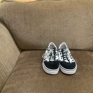 Vans Black and White Checkered Size 7 Youth